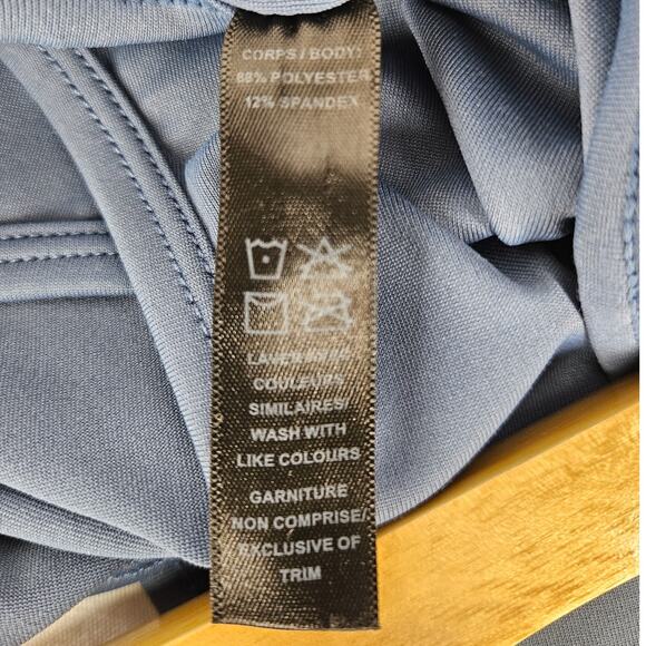 KYODAN WOMEN'S BLUE ARIA CREWNECK TOP (PETITE SMALL) STYLISH & COMFORTABLE - Picture 8 of 10